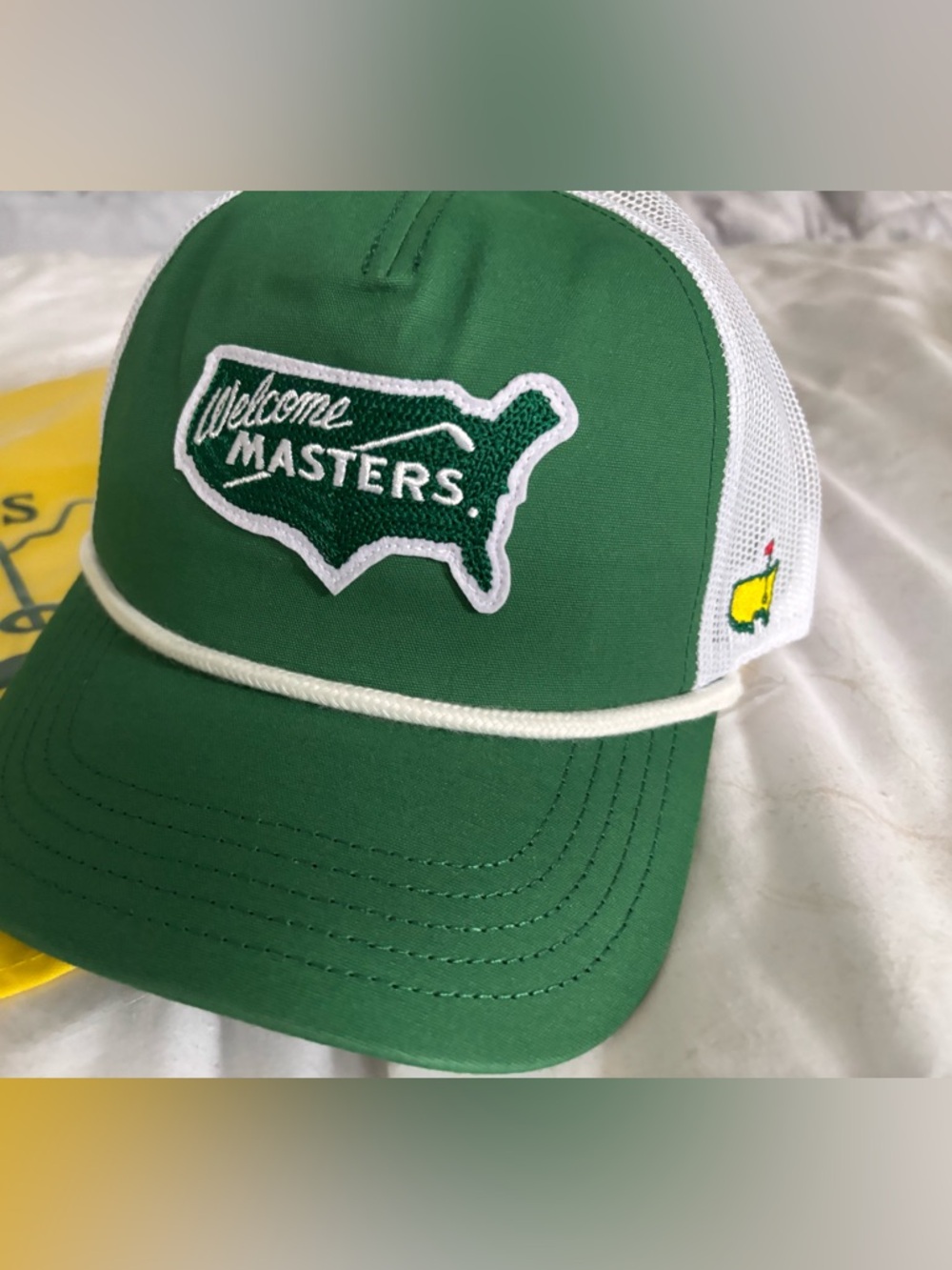 Welcome Masters Green Trucker Hat